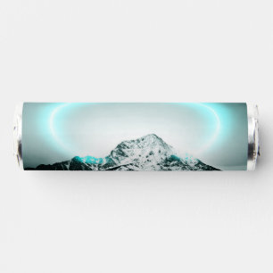Snowy mountain mysterious blue neon light breath savers® mints