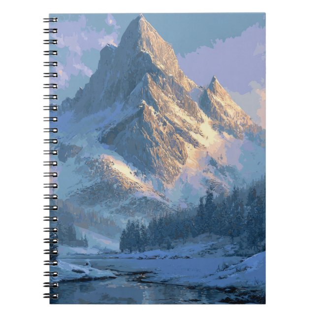 Snowy Mountain Notebook (Front)