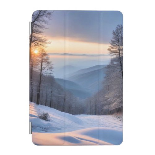 Snowy Mountain Pass iPad Mini Cover