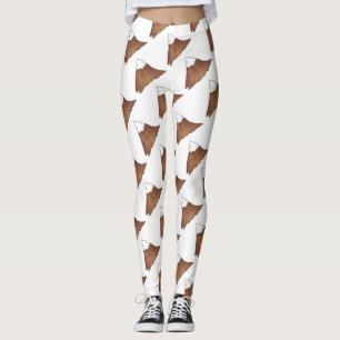 Snowy Mountain Peak Mountains Climbing Outdoors Leggings