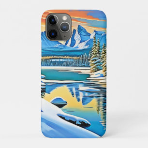 Snowy Mountain Reflection iPhone 11 Pro Case