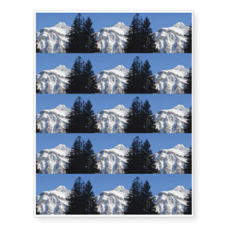 Snowy Mountain Temporary Tattoos