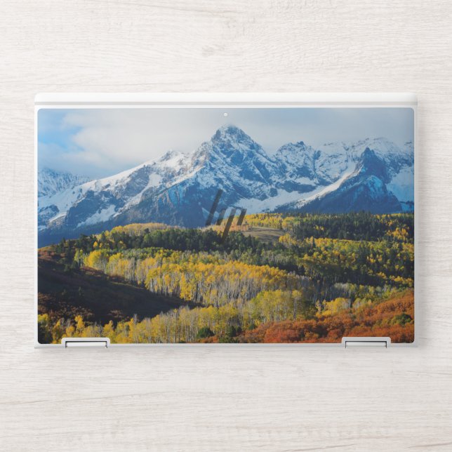 Snowy Mountain & Trees HP Laptop Skin (Front)
