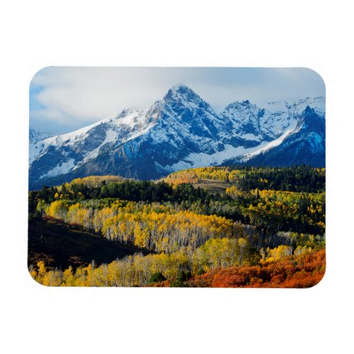 Snowy Mountain  Trees Magnet