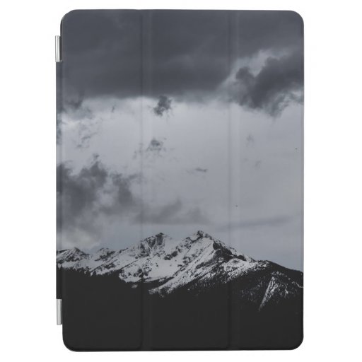 SNOWY MOUNTAIN UNDER DRAMATIC CLOUDS iPad AIR COVER