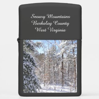 Snowy Mountain Zippo Lighter