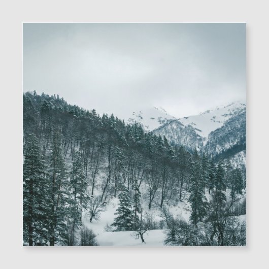 Snowy mountains in Georgia (Front)