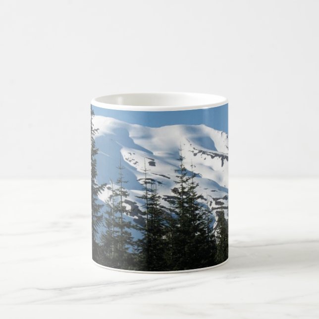Snowy Mt St Helens From its Base Coffee Mug (Center)