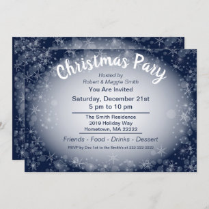 Snowy Night Invitation