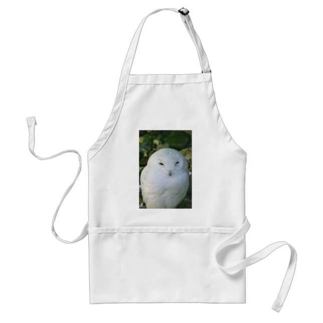 Snowy Owl Adult Apron (Front)