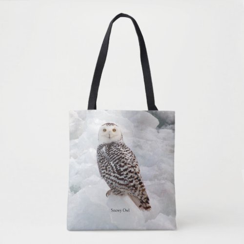 Snowy Owl all around tote bag