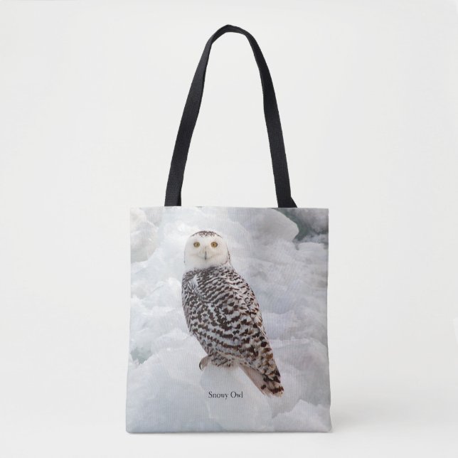 Snowy Owl all around tote bag (Front)