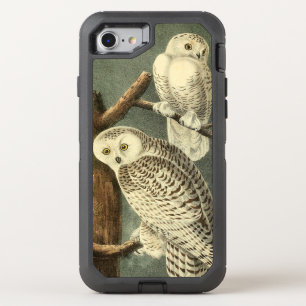 Snowy Owl Audubon Bird Artwork OtterBox Defender iPhone SE/8/7 Case