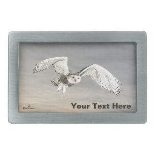 Snowy Owl Belt Buckle