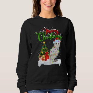 Snowy Owl Bird Xmas Decorations Snowy Owl Christm Sweatshirt