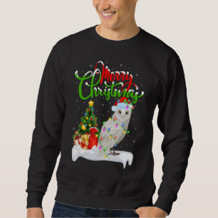 Snowy Owl Bird Xmas Decorations Snowy Owl Christma Sweatshirt