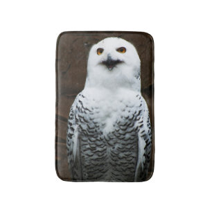 Snowy Owl bmcna Bath Mat