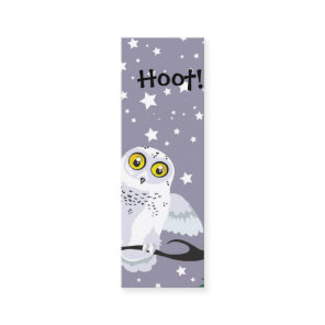 Snowy Owl Bookmark Mini Business Card