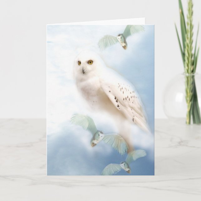 Snowy Owl Card (Front)