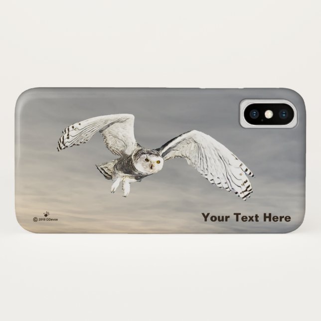Snowy Owl Case-Mate iPhone Case (Back (Horizontal))
