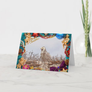 Snowy Owl Christmas Card