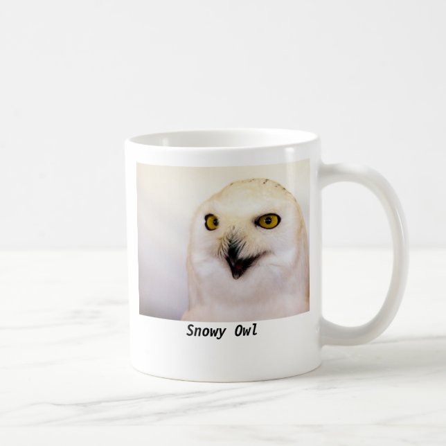 Snowy Owl Coffee Mug (Right)