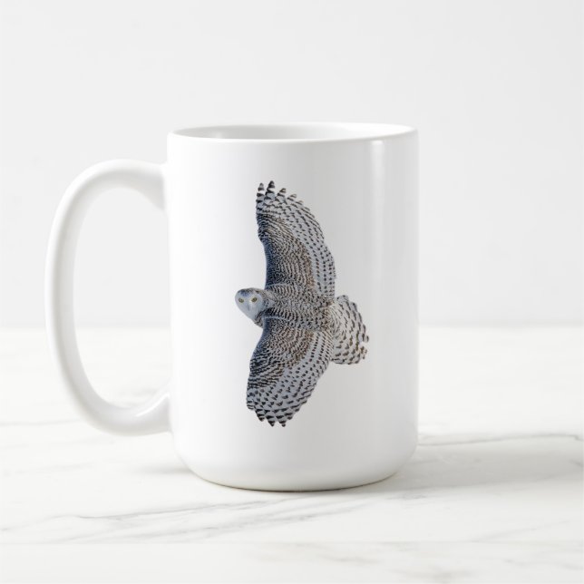 Snowy Owl Coffee Mug (Left)
