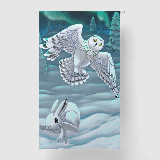 Snowy Owl curtain