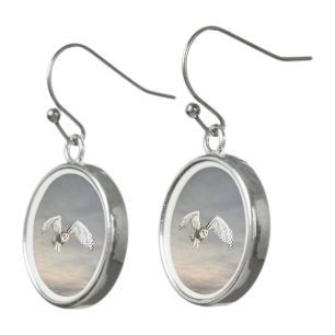 Snowy Owl Earrings