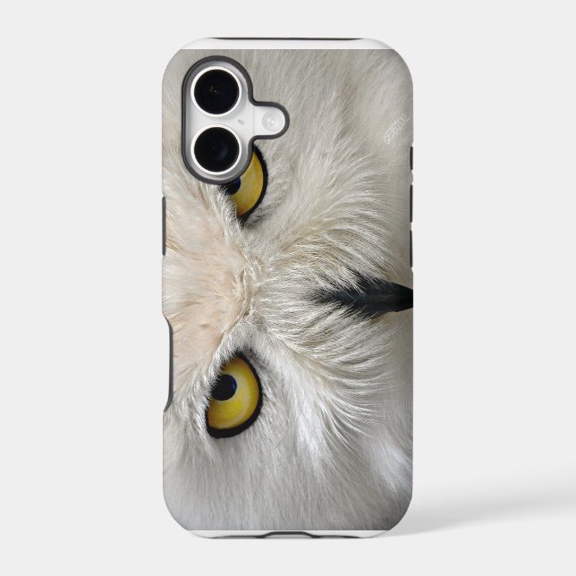 Snowy Owl Eyes Iphone Case (Back)
