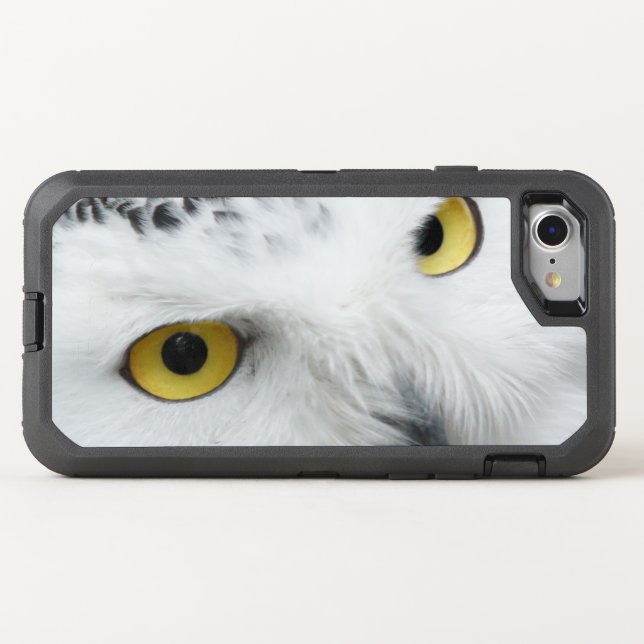 Snowy Owl Eyes Otterbox iPhone Case (Back Horizontal)