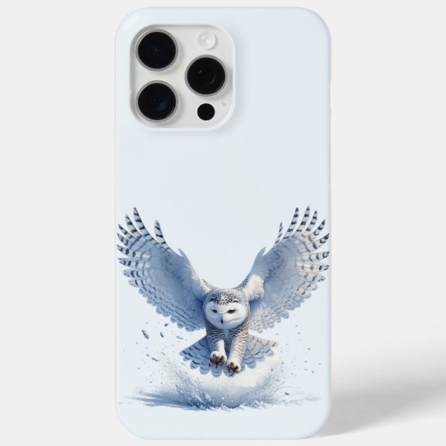 Snowy Owl in the Midst of a Swoop  Case-Mate iPhone Case (Back)