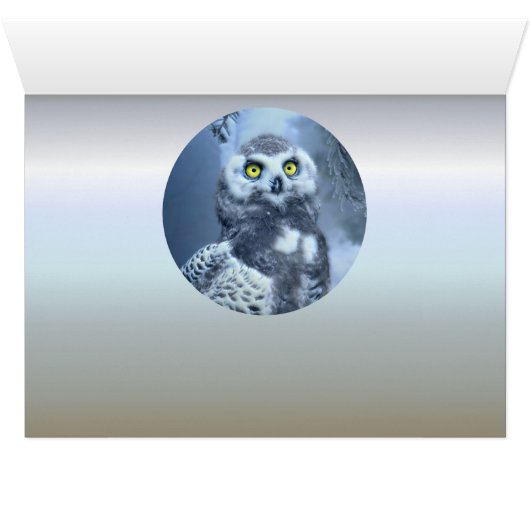 Snowy Owl in Winter (Inside Horizontal (Bottom))