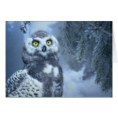Snowy Owl in Winter (Front Horizontal)