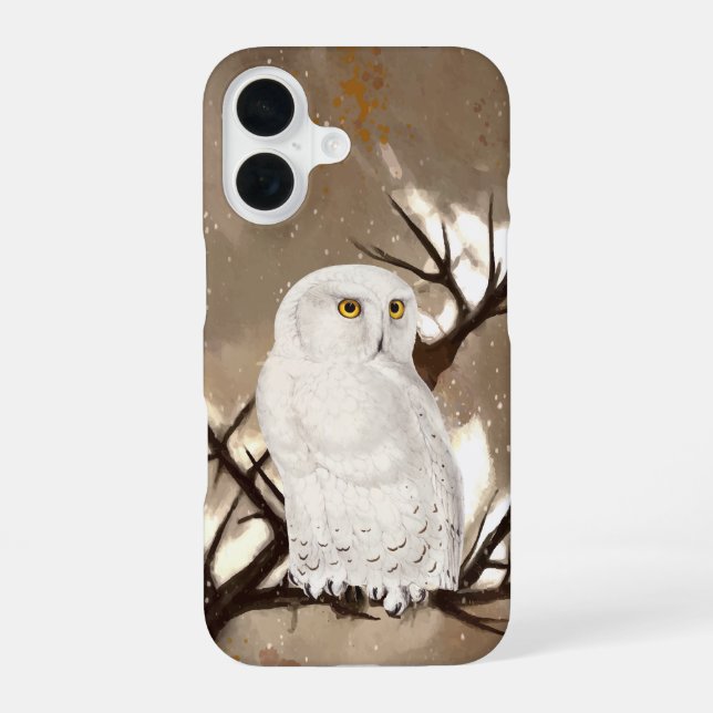 Snowy Owl  Iphone Case (Back)