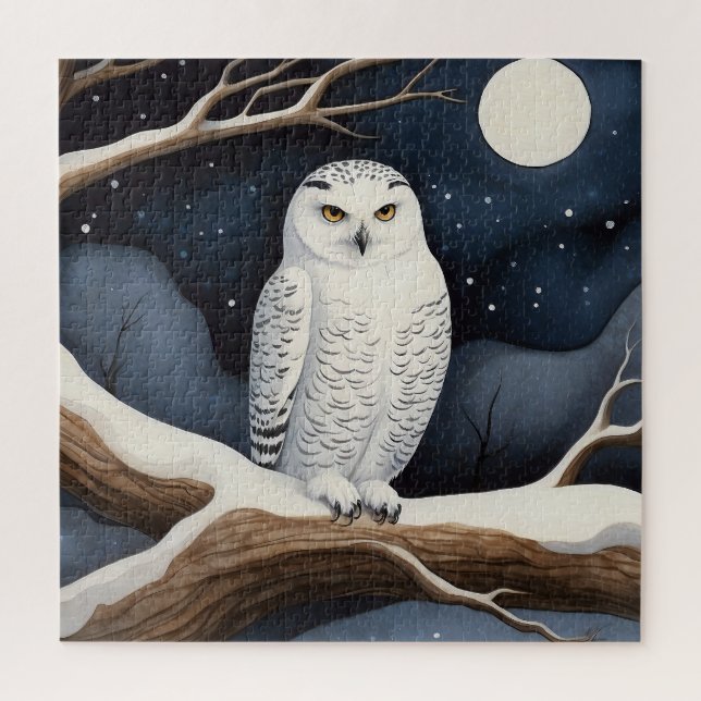Snowy Owl Jigsaw Puzzle (Vertical)
