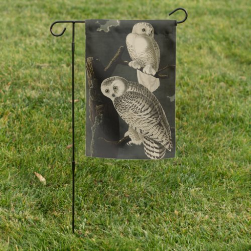 Snowy Owl John James Audubons Birds of America Garden Flag