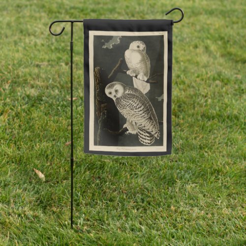 Snowy Owl John James Audubons Birds of America Garden Flag