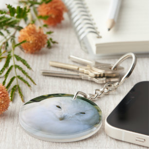Snowy Owl Keychain