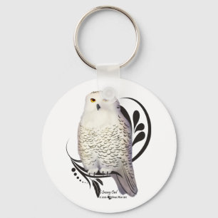 Snowy Owl Keychain