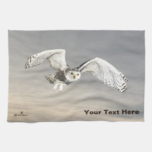 Snowy Owl Kitchen Towel