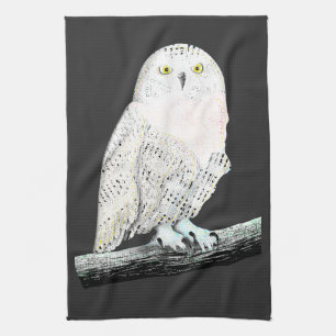 Snowy Owl Kitchen Towel