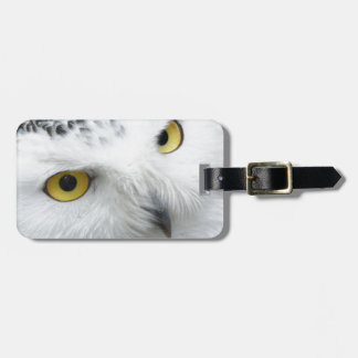 Snowy Owl Luggage Tag