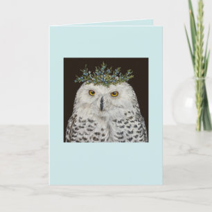 Snowy owl Mistress Quickly card