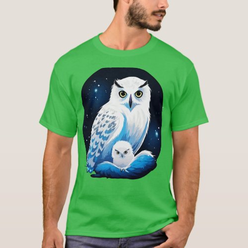 Snowy Owl Mothers Day T_Shirt