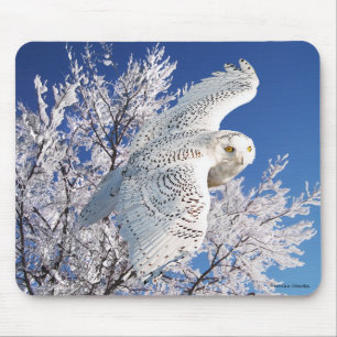 "Snowy Owl" Mousepad