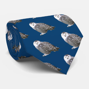 Snowy Owl Neck Tie