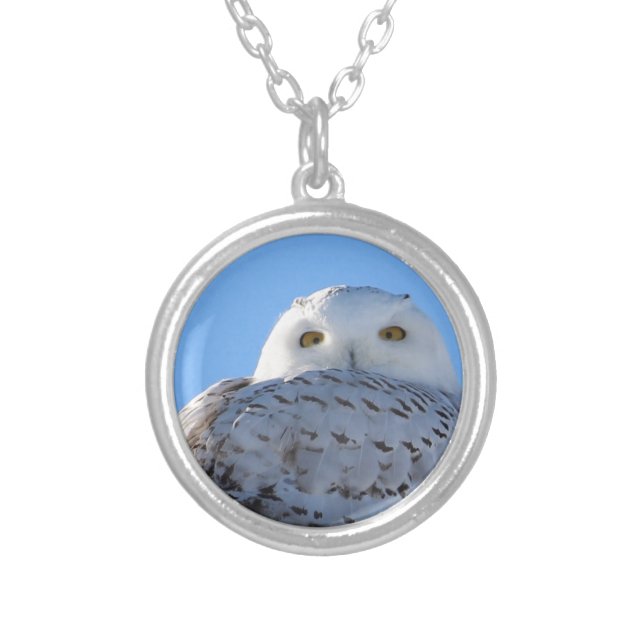 Snowy Owl Necklace (Front)