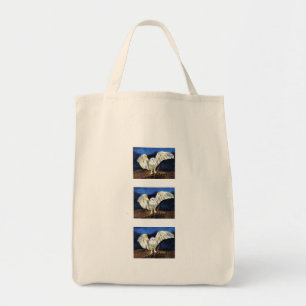 Snowy Owl Organic Grocery Bag