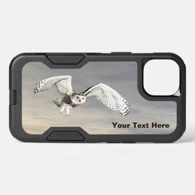 Snowy Owl Otterbox iPhone Case (Back Horizontal)